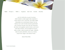 Tablet Screenshot of koerpertherapie-bous.de